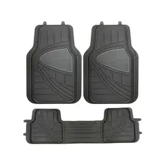 AUTOSTYLE - Protector de Piso 3 Piezas Negro