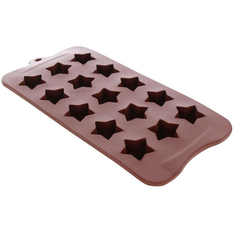 Molde de Silicona para Chocolates Estrellas