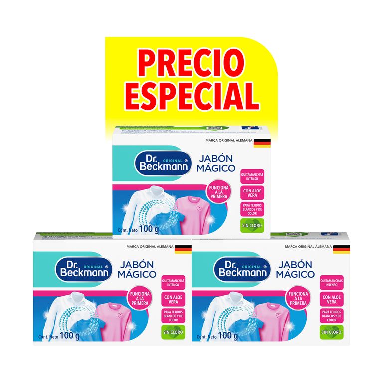 Pack x3 de Jabón Mágico 100g Dr Beckmann