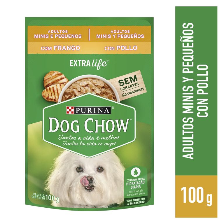 Dog Chow Alimento Húmedo para Perro Adulto Sabor Pollo 100 gr