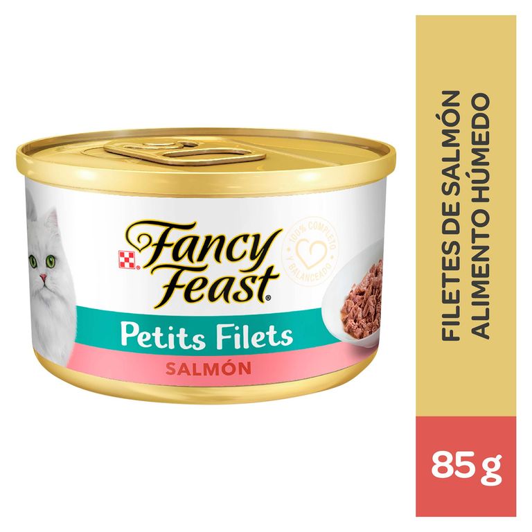 Fancy Feast Alimento Húmedo para Gato Adulto Sabor Salmón 85 gr