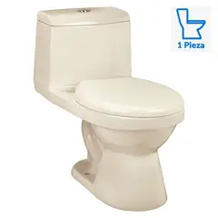 TREBOL - WC Inodoro One Piece Savona Lux Bone