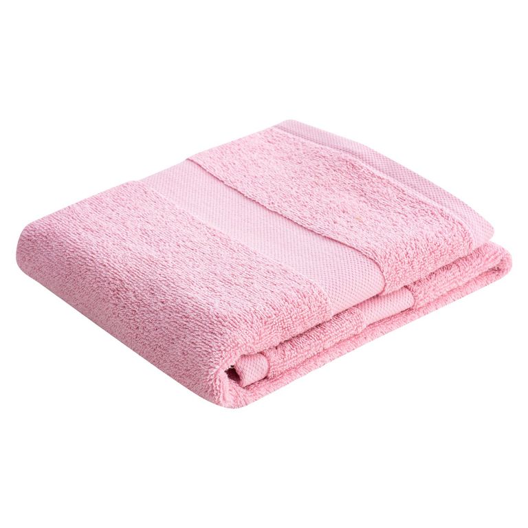 Toalla de Baño de Mano de Algodón 600gr 40x70cm Rosada