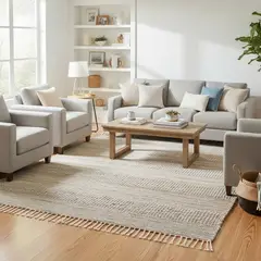 JUST HOME COLLECTION - Alfombra Rectangular Natural Tofo 200x290cm