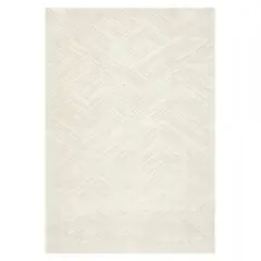 JUST HOME COLLECTION - Alfombra Rectangular Beige Decorativa 120x170cm