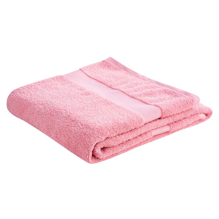 Toalla de Baño de Algodón 600gr 70x140cm Rosa