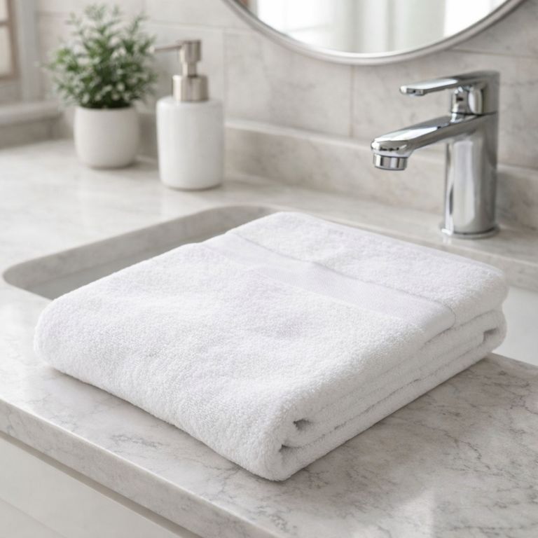 Toalla de Baño de Algodón 600gr 70x140cm Blanca