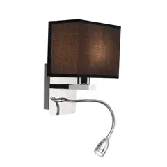 JUST HOME COLLECTION - Aplique de Pared Interior Marrón 1 Luz E27