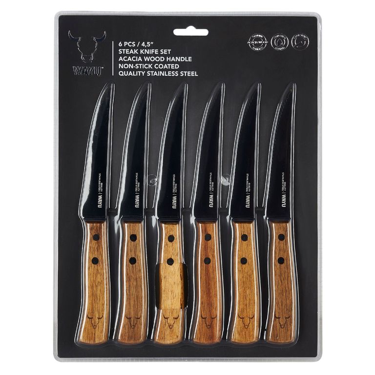 Set de Cuchillos para Cocina 6 piezas