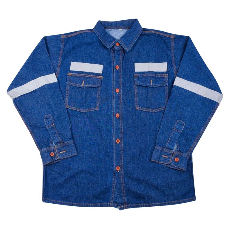 Camisa de Trabajo DENIM Lavada 9ONZ