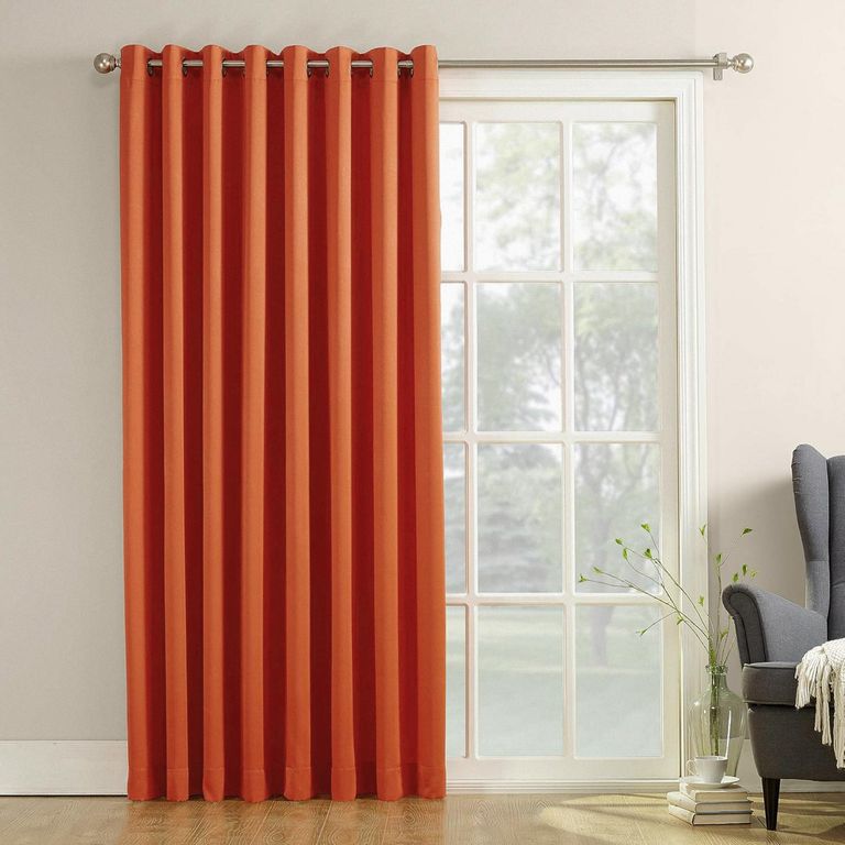 Cortina Blackout Textura 200x220cm Terracota