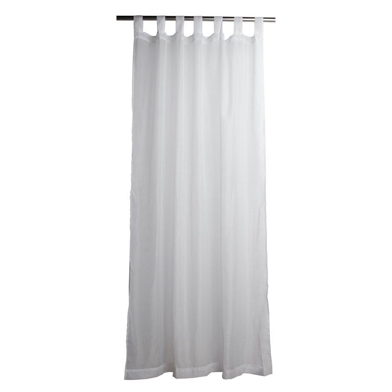 Cortina de Velo Presillas 145x250cm Blanco