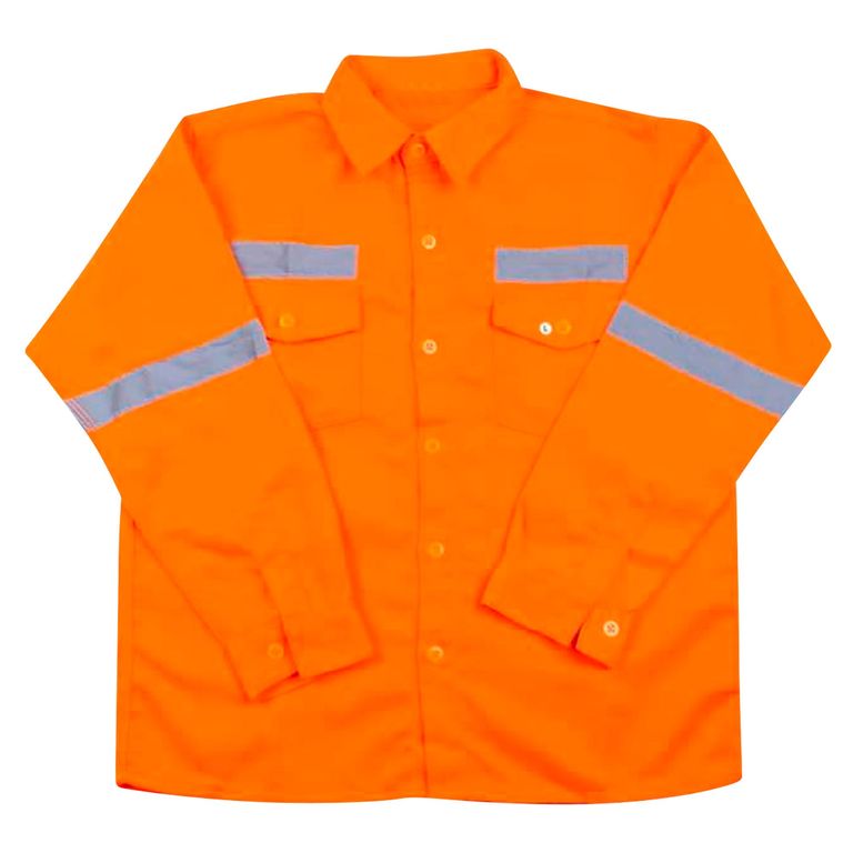 Camisa de Trabajo Drill Naranja