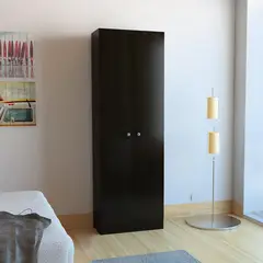 TUHOME - Ropero Wengué 2 Puertas Home