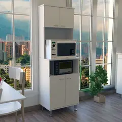 TUHOME - Mueble de Cocina Kitchen Blanco