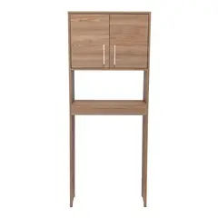 TUHOME - Mueble de Baño Organizador sobre Inodoro Barcelona Miel