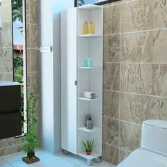 TUHOME - Mueble de Baño Organizador Auxiliar Bath51 Blanco