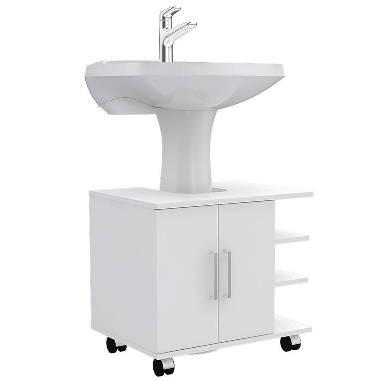 Mueble de Baño Organizador Lavamanos Bath55 Blanco