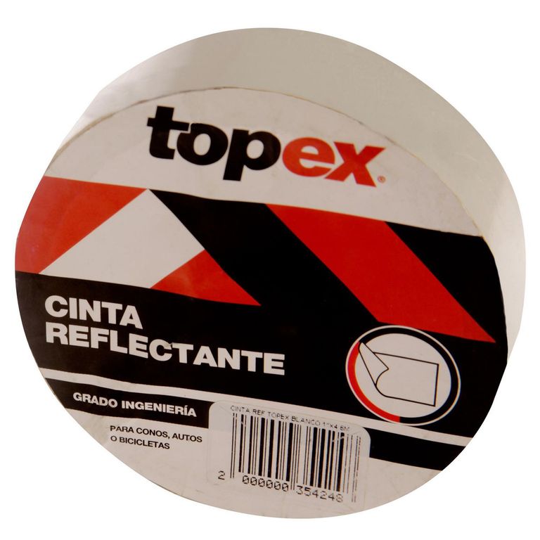 Cinta de Seguridad Reflectiva Blanco 24 mm x 4.6 m