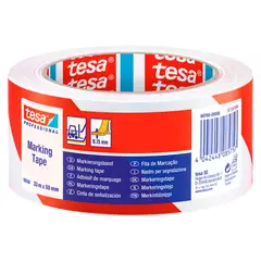TOPEX - Cinta de Señalizacion Rojo y Blanco 50mm. x 33 m.