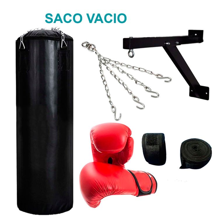 Set Saco Box Vacío 1.80m con Accesorios