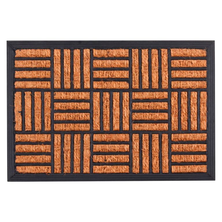 Limpiapiés Rectangular Panamá Cuadros 40x60cm