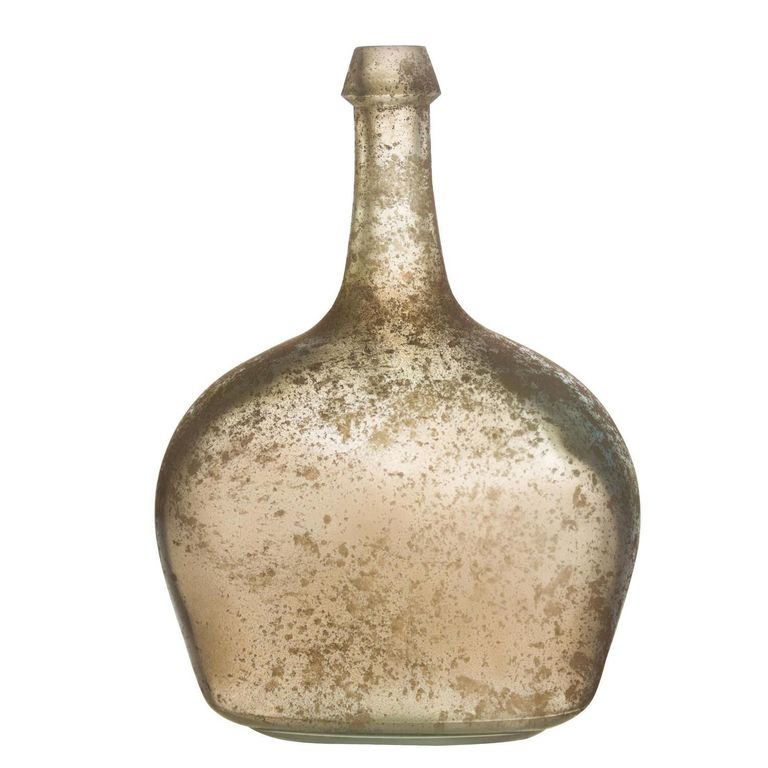 Botella Victoria Vidrio Antic marrón 19x26cm