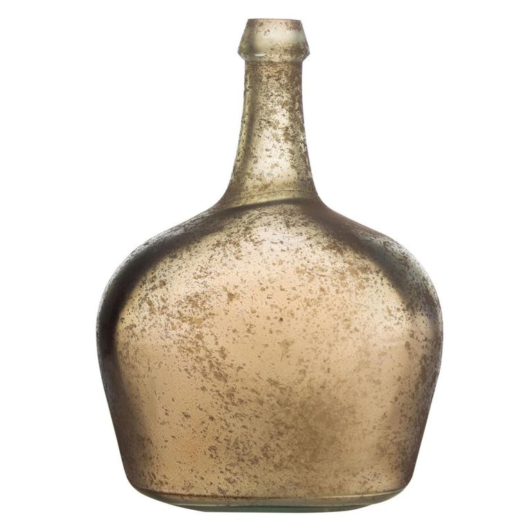 Botella Victoria Vidrio Marrón 27x38cm