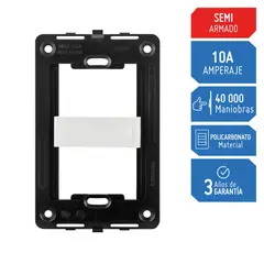 SICA - Interruptor Simple Silight Blanco