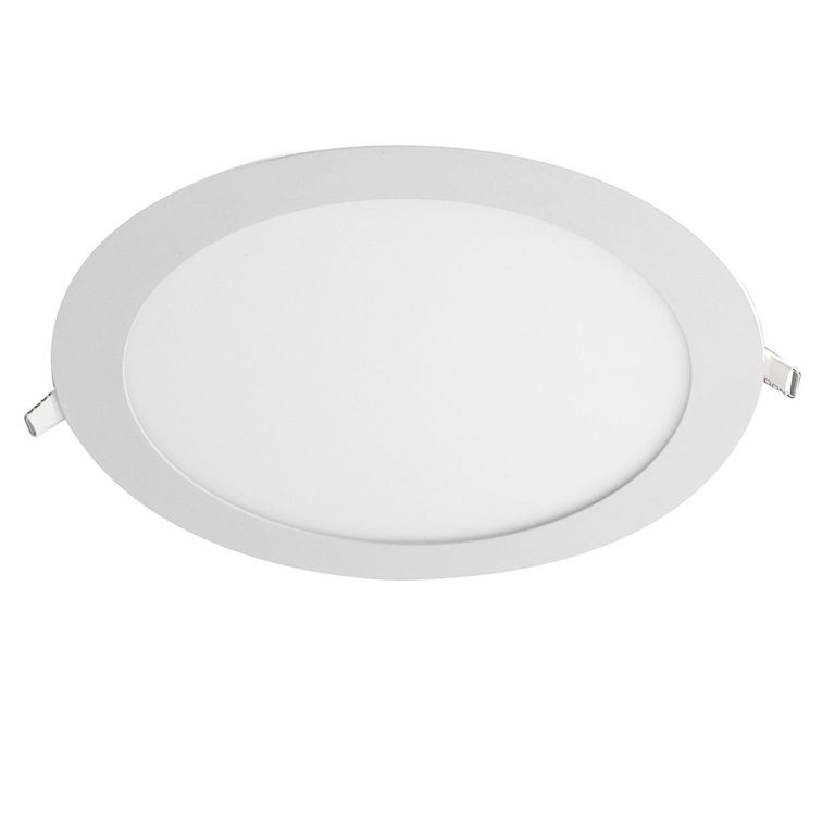 Panel Led Empotrable Circular 12W Luz Cálida