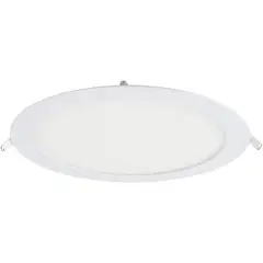 DAIRU - Panel Led Empotrado Circular Metal Blanco 18 W 22.5 cm