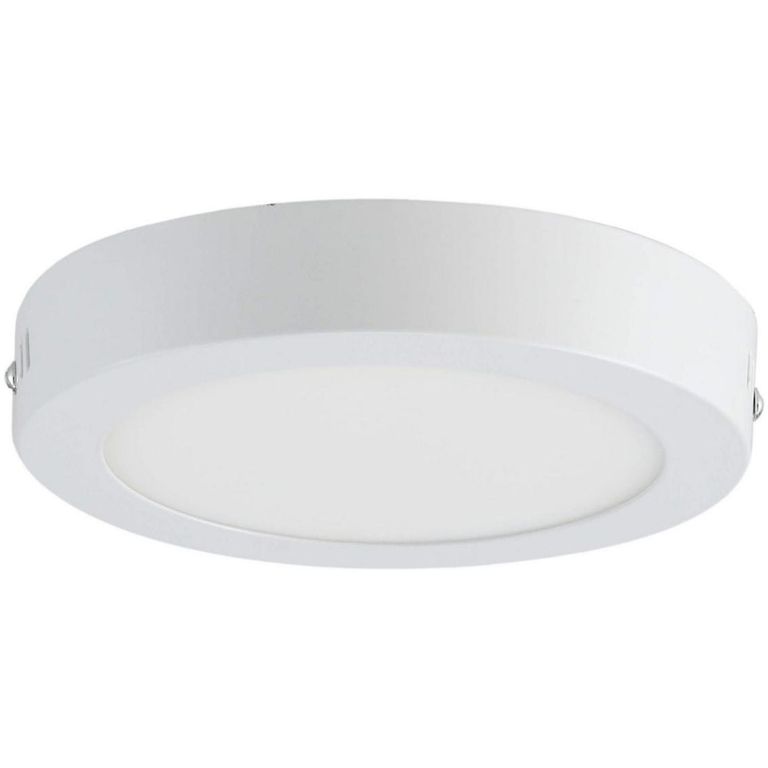 Panel LED Sobrepuesto Circular 12W Luz Cálida