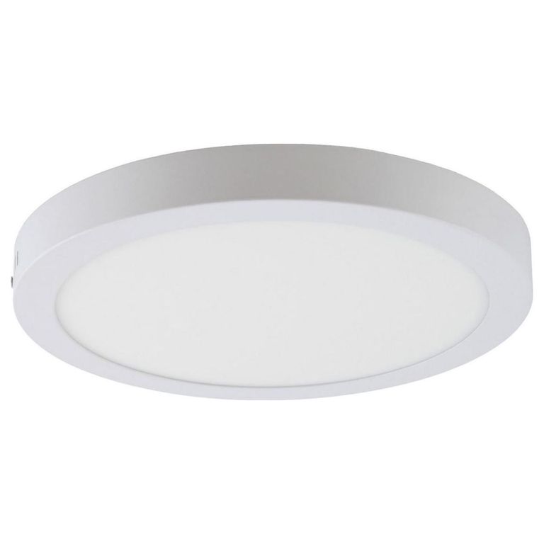 Panel LED Sobrepuesto Circular 24W Luz Fría