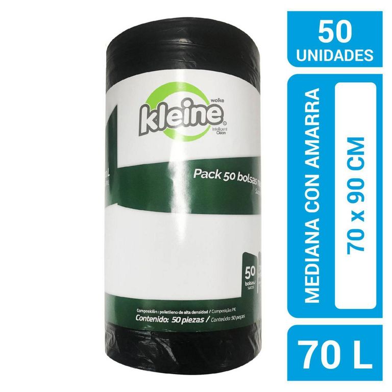 Bolsa de Basura 70 Litros 50und