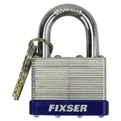 FIXSER - Candado de Acero Inoxidable Laminado 50 mm