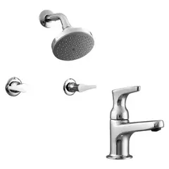 VAINSA - Mezcladora de Ducha + Llave lavatorio Portofino