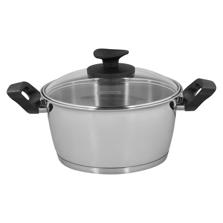 Olla Acero Inoxidable c/tapa 20cm