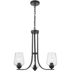 JUST HOME COLLECTION - Lámpara Colgante Oster E27 Negro