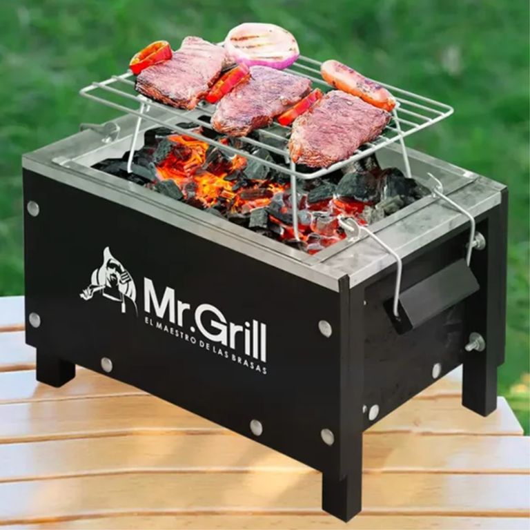 Caja China Madera Pino/ Acero Galvanizado Mr Grill 23X37 Cm