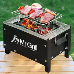 MR GRILL - Caja China Madera Pino/ Acero Galvanizado