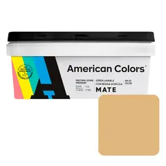 AMERICAN COLORS - Pintura American Latex Mate Capuchino 1GL
