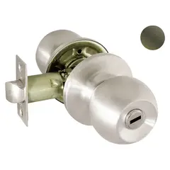 YALE - Cerradura de Pomo Baño Carolina Roseta Niquel Oscurecido