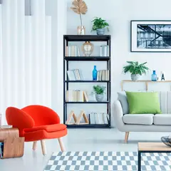 JUST HOME COLLECTION - Estante Metálico 5 Niveles 90x30x172cm Azul 350 Kg