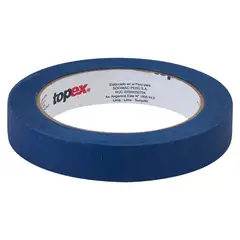 TOPEX - Cinta masking tape 18mmx36.6m Azul