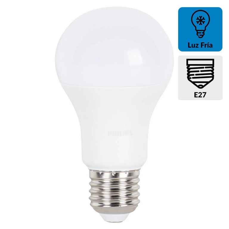 Foco LED Bulbo A60 E27 9W Luz Blanca