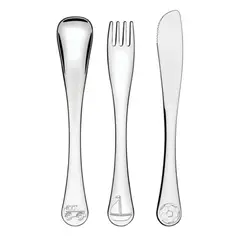 TRAMONTINA - Juego de Cubiertos para Niños 3 Piezas Le Petit