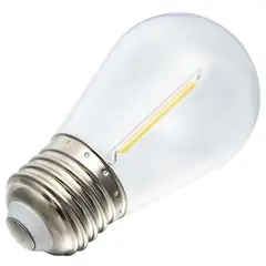 JUST HOME COLLECTION - Pack x12 Foco Led Filamento 1W E27 Luz Cálida