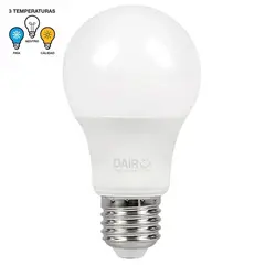 DAIRU - Foco LED A60 8W E27 con 3 Tonos de Luz