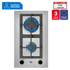 TEKA - Cocina empotrable Gas EFX 30.1 X2 Quemadores