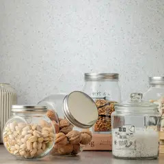 JUST HOME COLLECTION - Frasco De Vidrio Con Tapa 660Ml